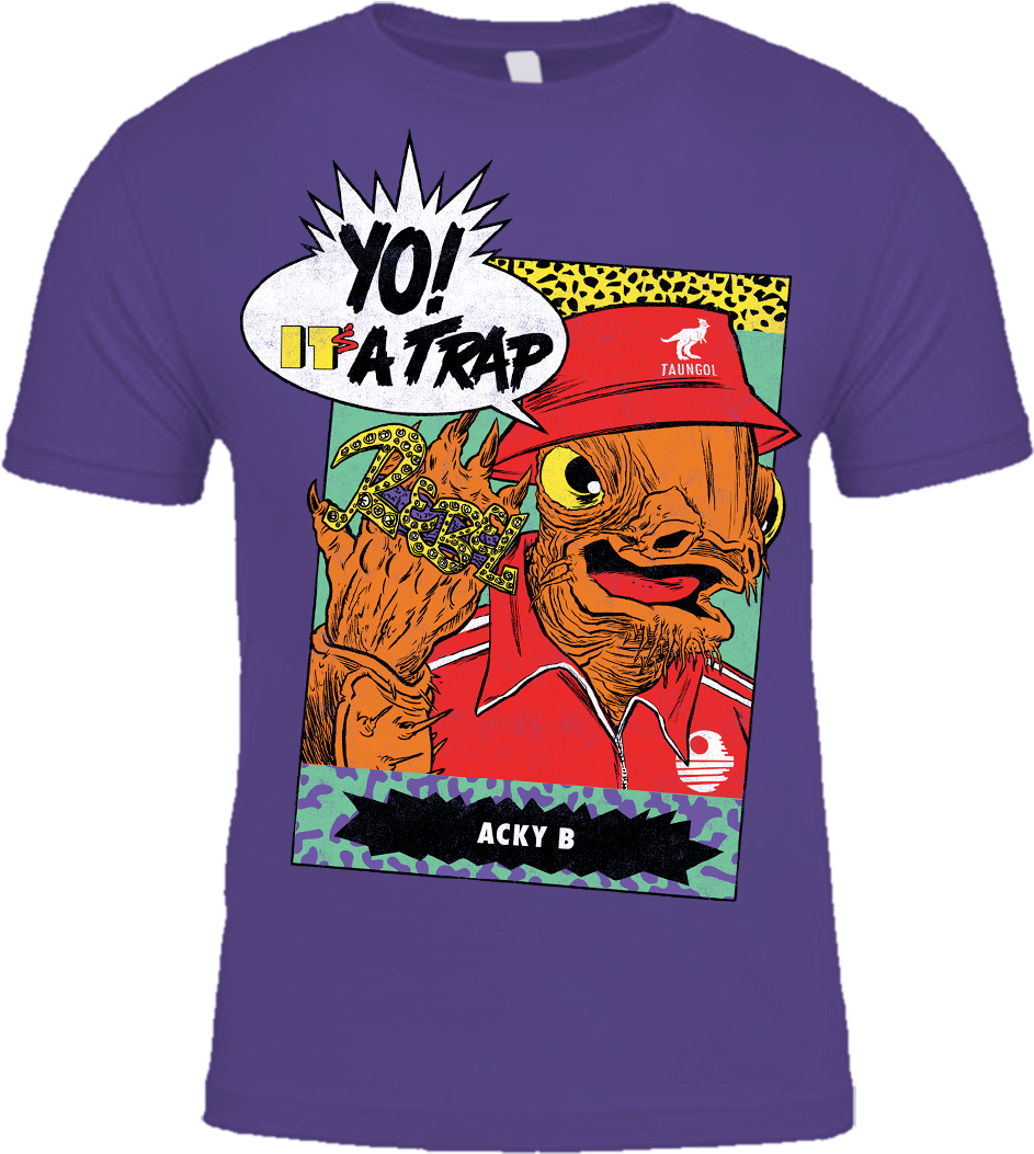 Image Of Yo It's A Trap T-shirt - We Here T Shirt (987x1256), Png Download