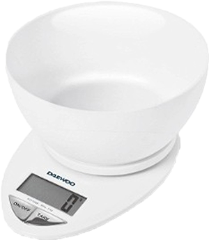 Balanza De Cocina Digital Con Bowl Daewoo Ks7150b - Weighing Scale (550x433), Png Download