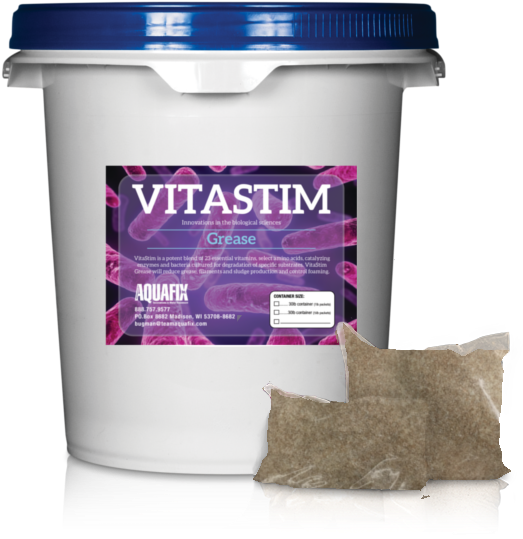 Vitastim Grease Fog Reducer - Shore Restore - Premium Grade Muck Silt Sludge Digester (558x576), Png Download