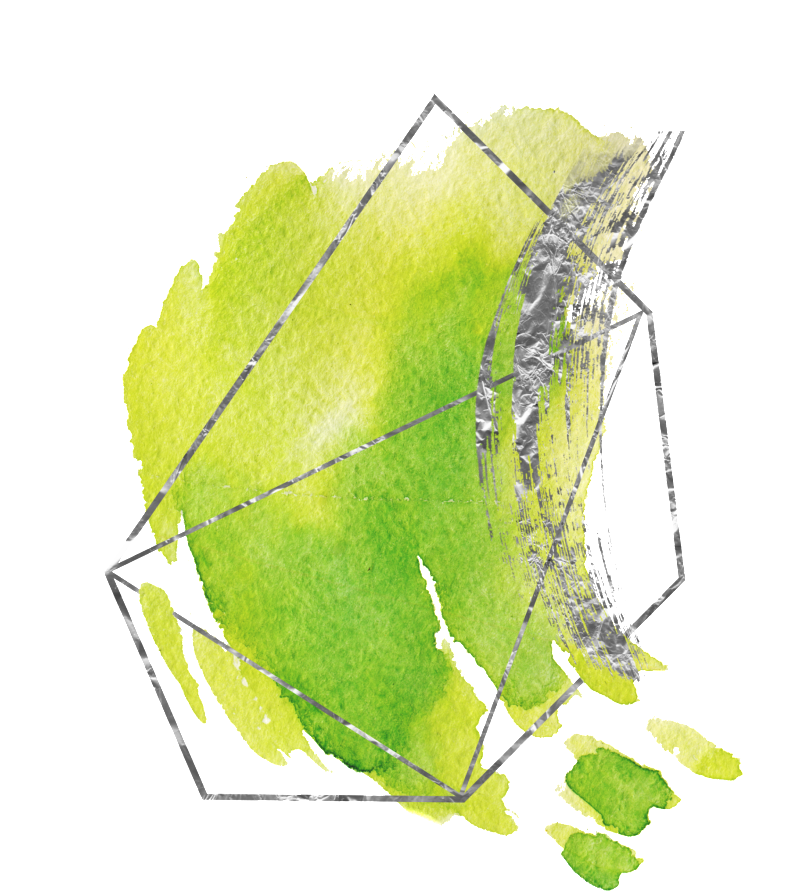 Fashion Green Graffiti Geometric Decoration Vector - Portable Network Graphics (1024x1233), Png Download