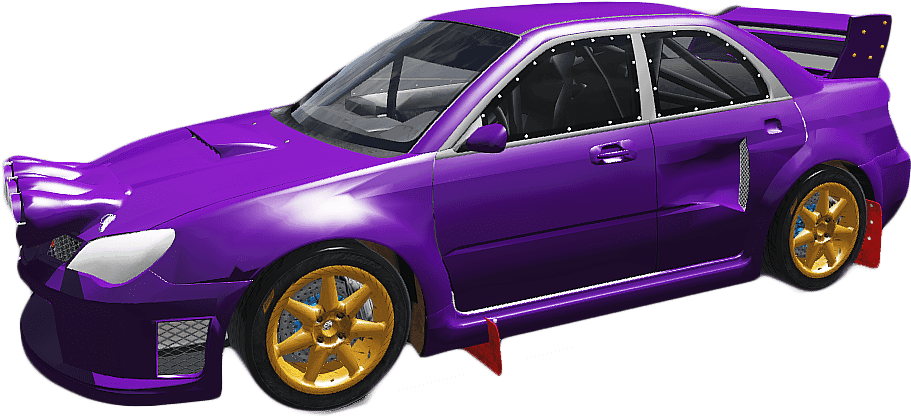 File - Purplerally-devegas - Subaru Impreza Wrx Sti (1100x500), Png Download