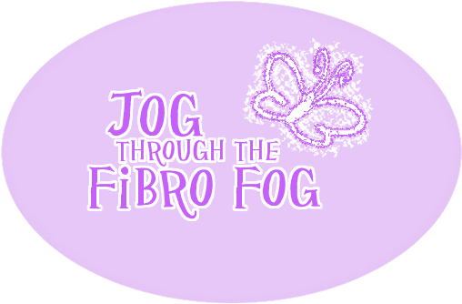 Jog Through The Fibro Fog - Circle (589x350), Png Download