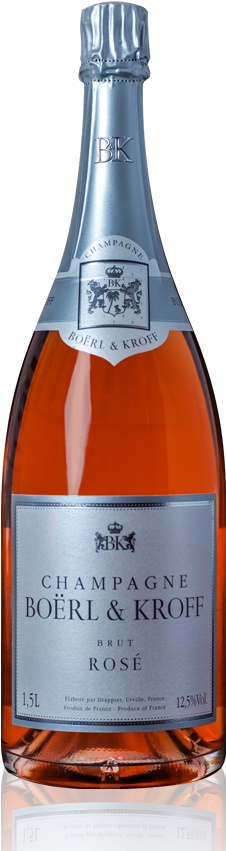 Boërl & Kroff Brut Rose (600x902), Png Download