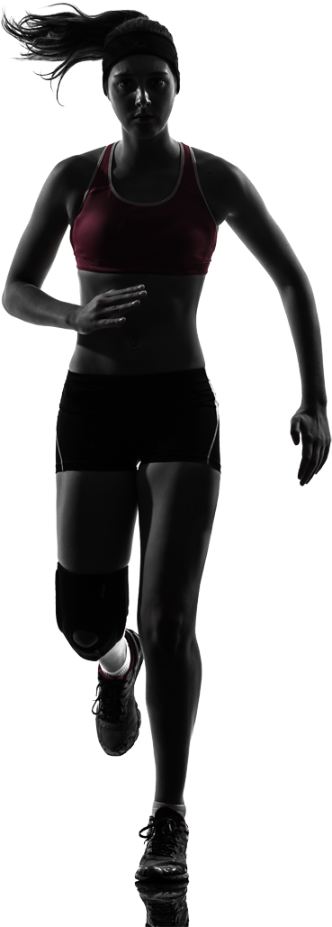 Fitness Man - Transparent Man Runner Silhouette (800x1069), Png Download