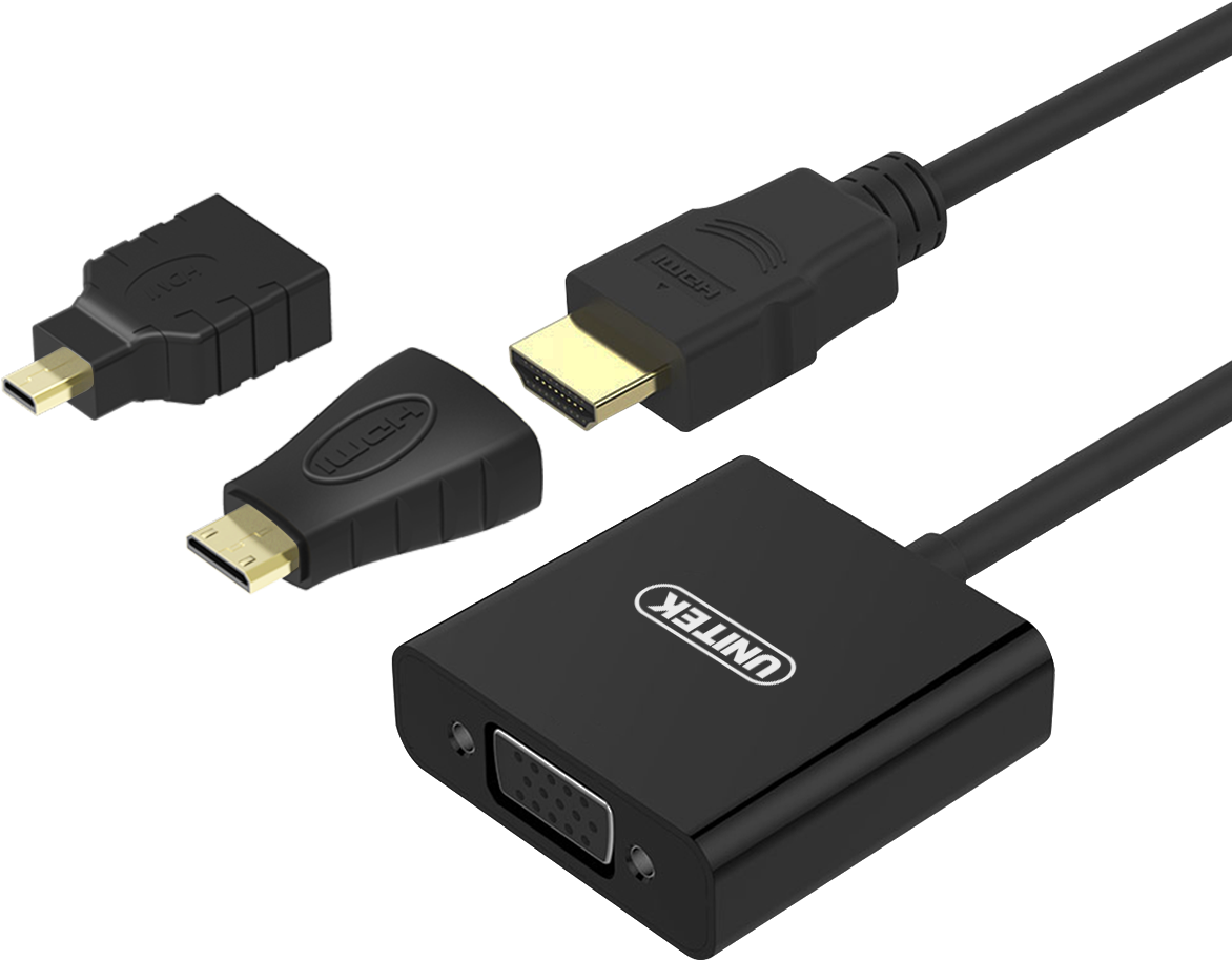 Hdmi To Vga Converter - Hdmi (1200x1200), Png Download