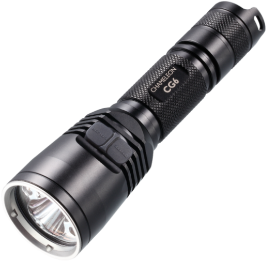Buy Nitecore Cg6 440 Lumens White / 3000mw Green Dual - Nitecore Cb6 Chameleon Led Flashlight Black/blue (600x600), Png Download