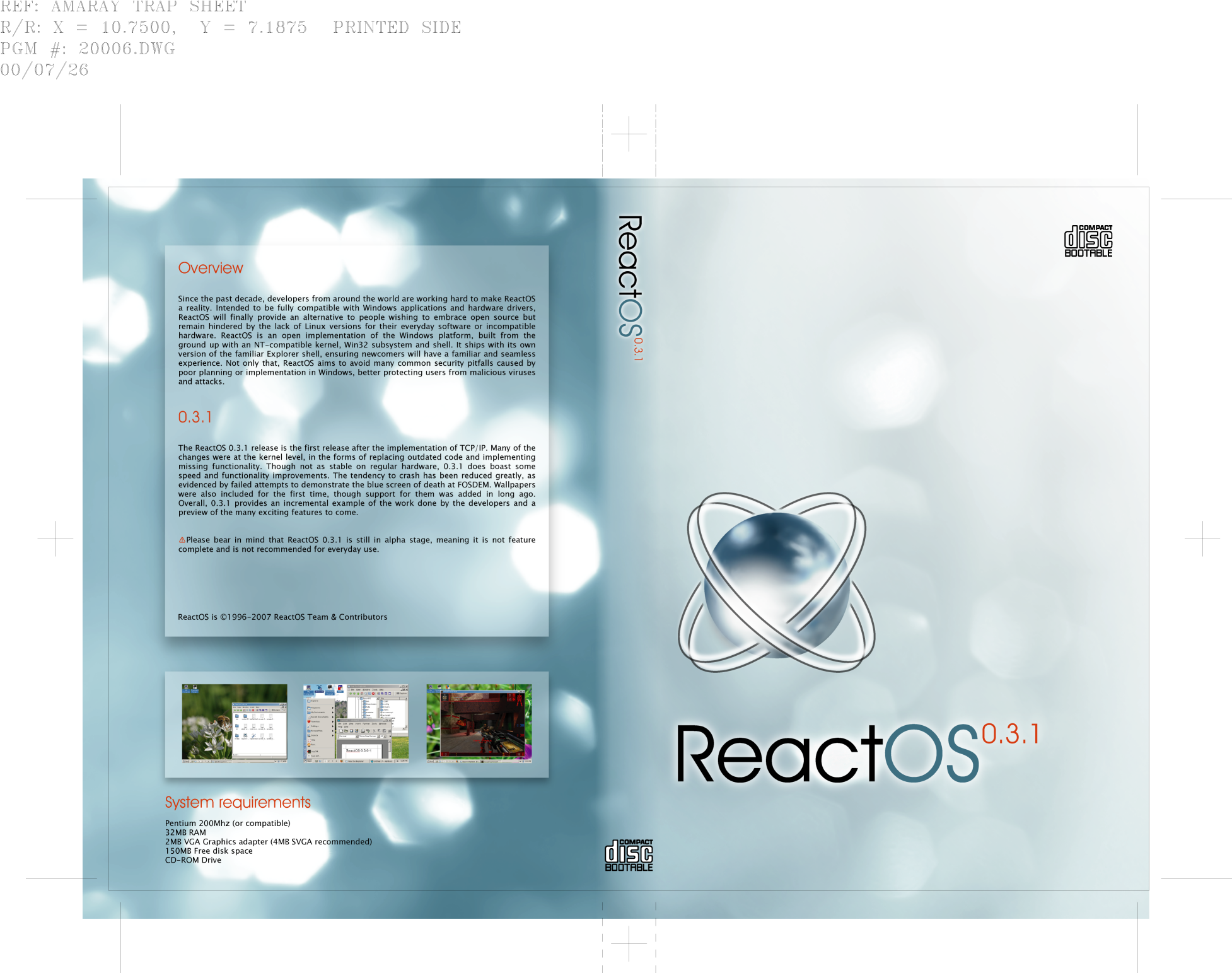 Zoom / Download - Reactos (1991x1542), Png Download