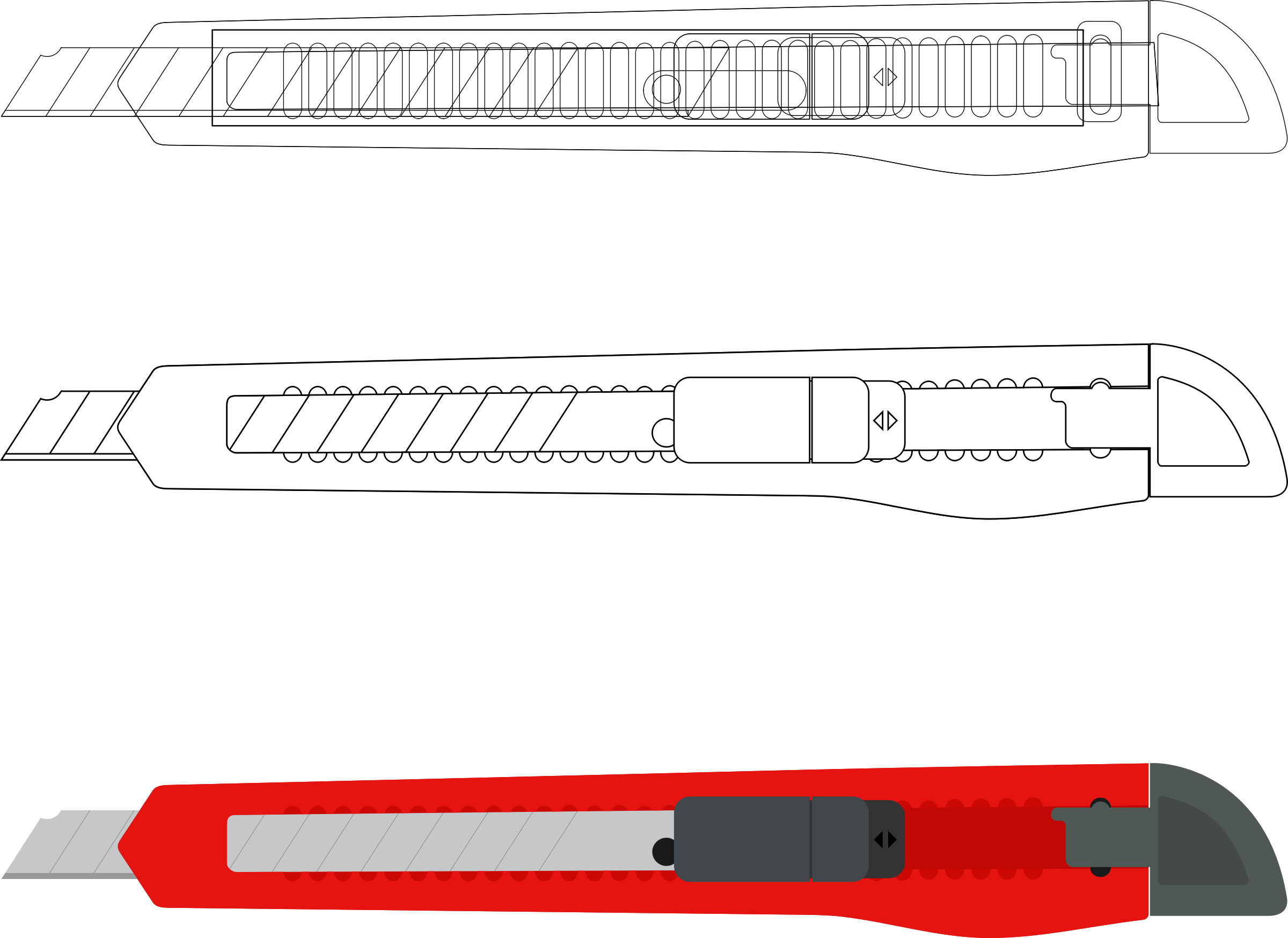 This Free Icons Png Design Of Boxcutter By Rones (2400x1748), Png Download