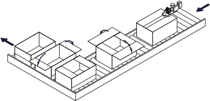 The Fully Automatic Box Opener - Diagram (724x374), Png Download