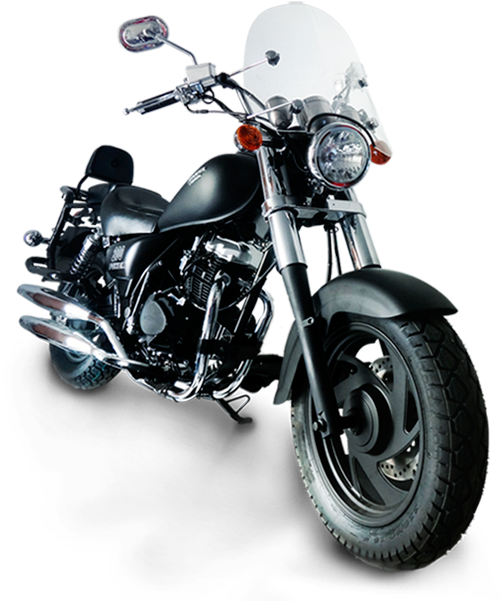 Disfrutando El Viaje Todo El Tiempo - Motos Chopper En Png (630x725), Png Download