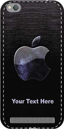 Redmi 5a White High Grade Plastic Black Apple Mobile - Apple Wallpaper Hd (284x426), Png Download