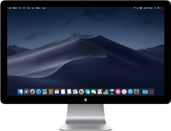 Displays Support - Apple Led Cinema Display (644x480), Png Download