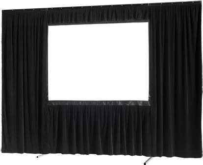 Hay Dos Tipos De Sets De Cortinas - 6 X 8 Fastfold Screen (500x411), Png Download