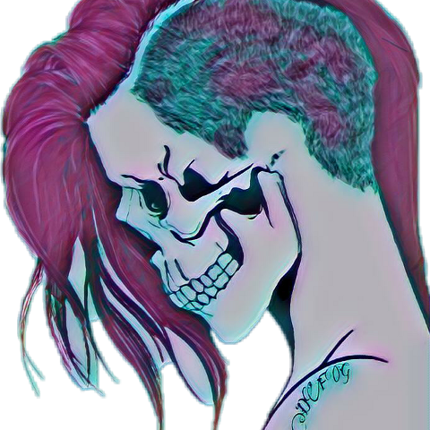 Skull And Skeleton Wallpaper For Android (480x480), Png Download