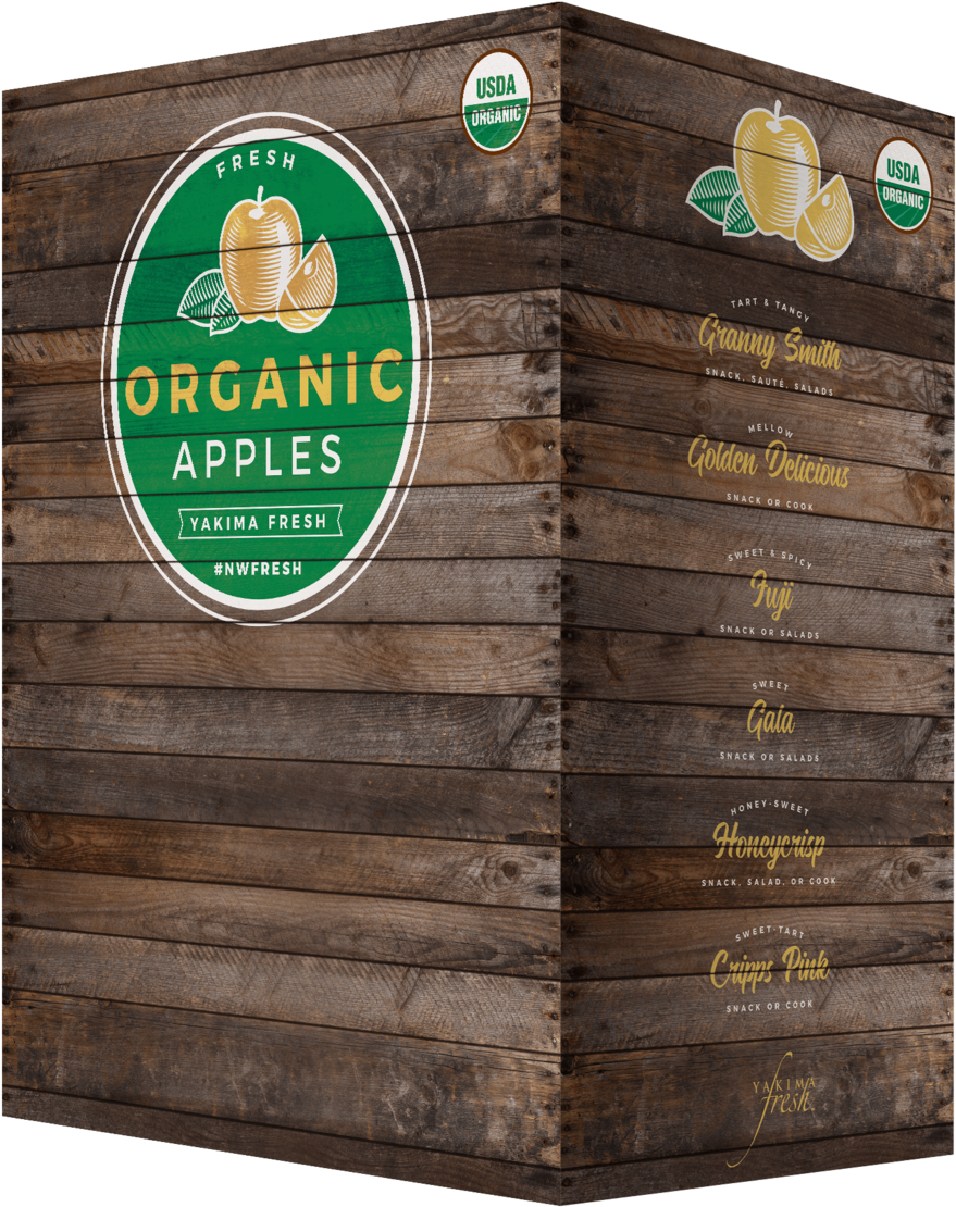 Download Br Blog 2018 Yfm Organic Apples Bin Yakima PNG Image with No