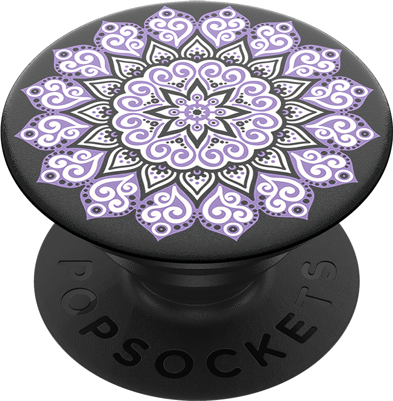 Peace Mandala Purple, Popsockets - Popsockets - Mandalas Peace Purple (989x1000), Png Download