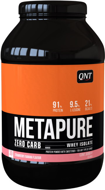 Qnt Direct Metapure Zero Carb Fresa / Plátano 908 G - Metapure Zero Carb Whey Isolate (768x768), Png Download