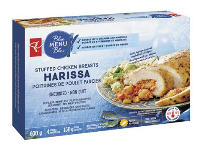Pc® Blue Menu® Harissa Stuffed Chicken Breasts - President's Choice (420x420), Png Download