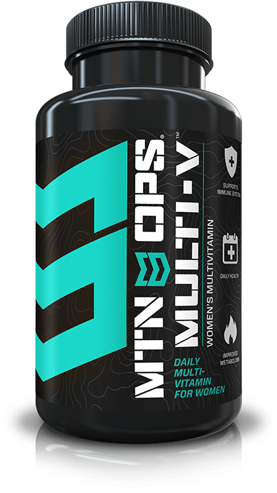 Multi-v Women - Mtn Ops Renu - Body Cleanse-black/ Orange-30 Servings (800x800), Png Download