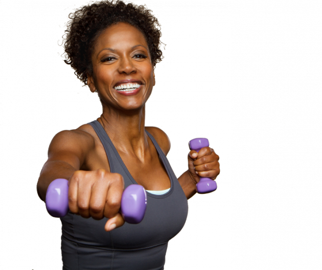Get Focused - African American Fitness Png (630x529), Png Download