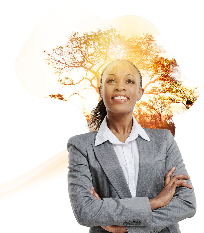 About Us - Happy African Woman Png (800x777), Png Download