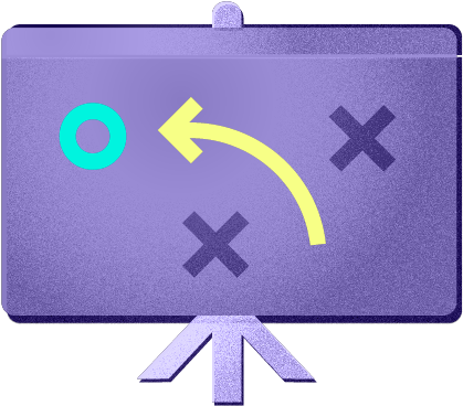 Verblio Violet Strategy Approach - Icloud (487x433), Png Download