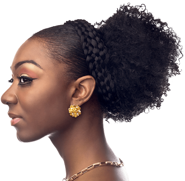 Go To Image - African American Women Side View (640x640), Png Download