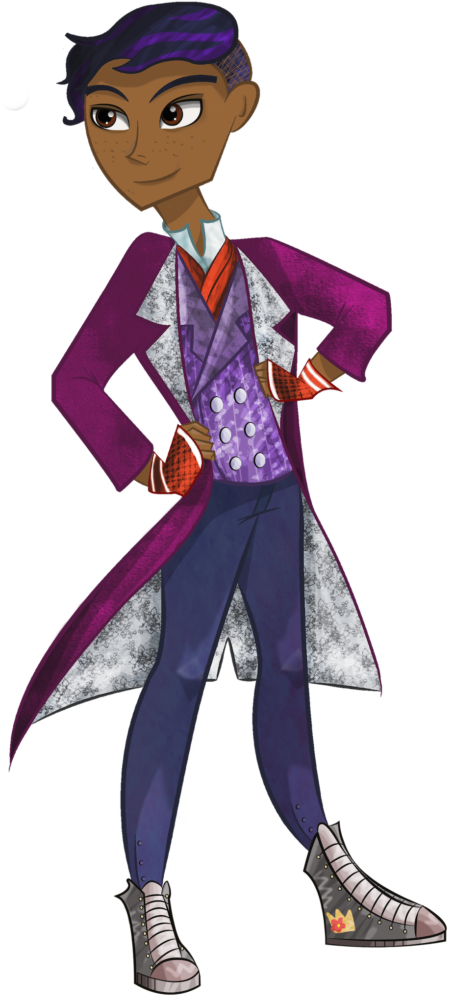 Finished Hyacinth - Cartoon (1000x2129), Png Download