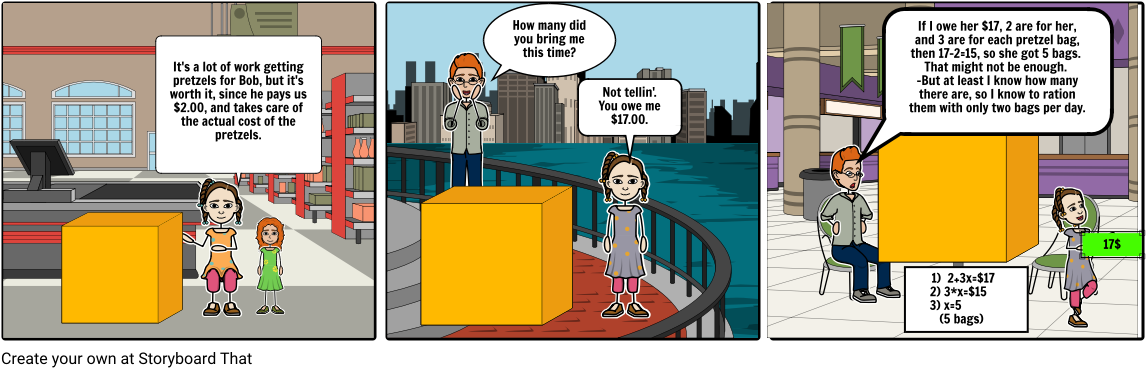 Pretzels - Cartoon (1164x385), Png Download