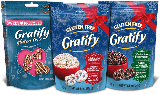 Seasonal Products - Gratify Gluten Free Pretzels, Dark Chocolate & (750x400), Png Download
