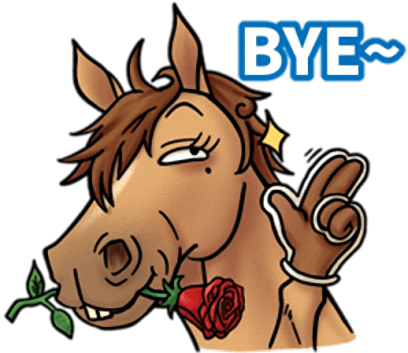 Crazy Horse Stickers Messages Sticker-3 - Sticker (408x353), Png Download