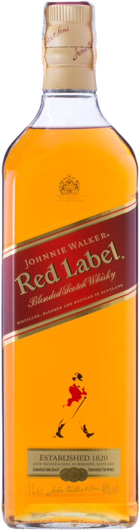 Johnnie Walker Red Label 750 - Free Transparent PNG Download - PNGkey