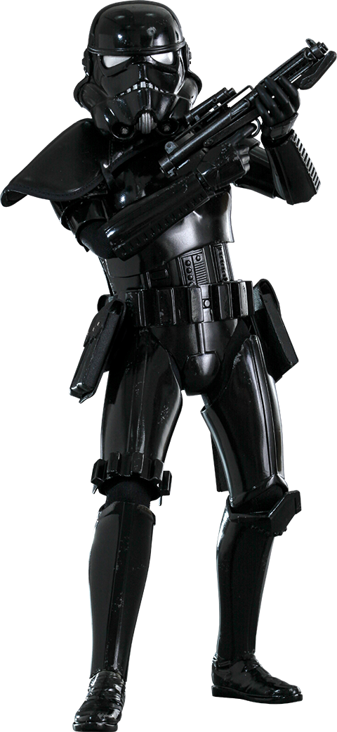 Hot Toys Shadow Trooper Sixth Scale Figure - Star Wars Shadow Trooper Png (480x1040), Png Download