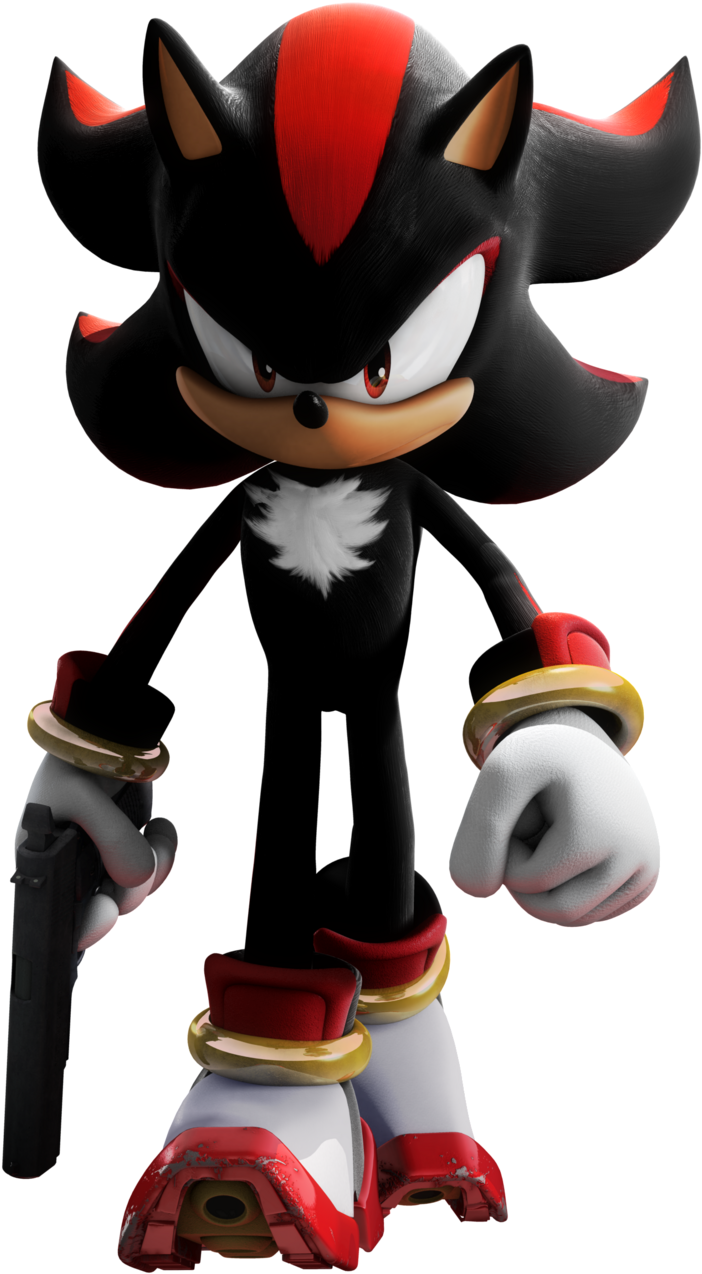 Sonicchannel Shadow - Shadow The Hedgehog (727x1285), Png Download