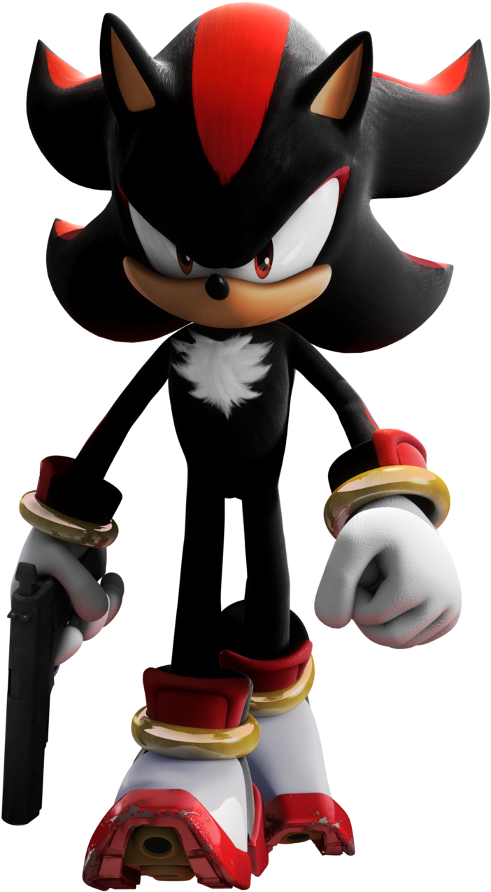 Download Shadow The Hedgehog Close Up PNG Image with No Background 