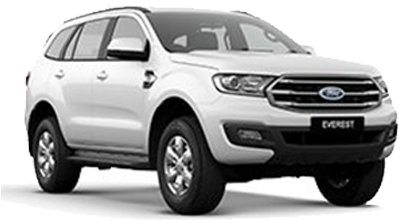Everest Ambiente 4wd - Ford Everest 2019 White (414x311), Png Download