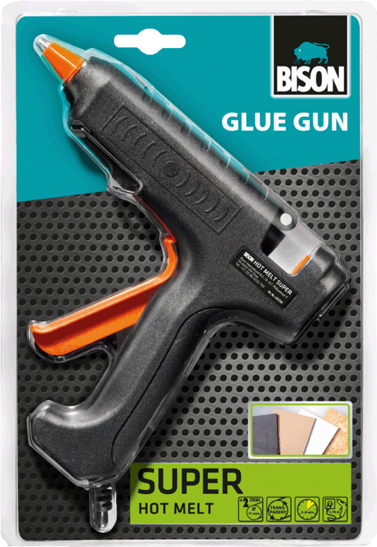 Glue Gun Super - Bison (937x1280), Png Download