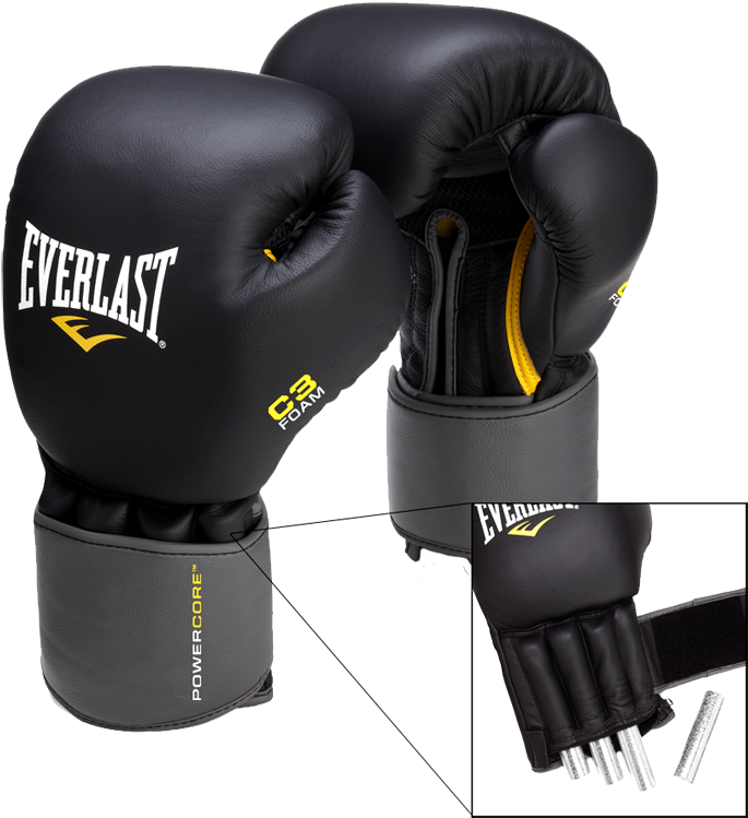 Everlast C3 Pro Weighted Heavy Bag Boxing Gloves (1000x1000), Png Download