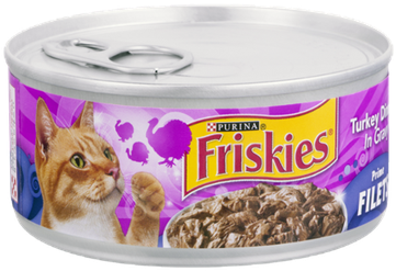 Purina Friskies Prime Filets Turkey Dinner In Gravy (400x400), Png Download