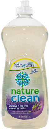 Lavender And Tea Tree - Nature Clean Dishwashing Soap (480x480), Png Download