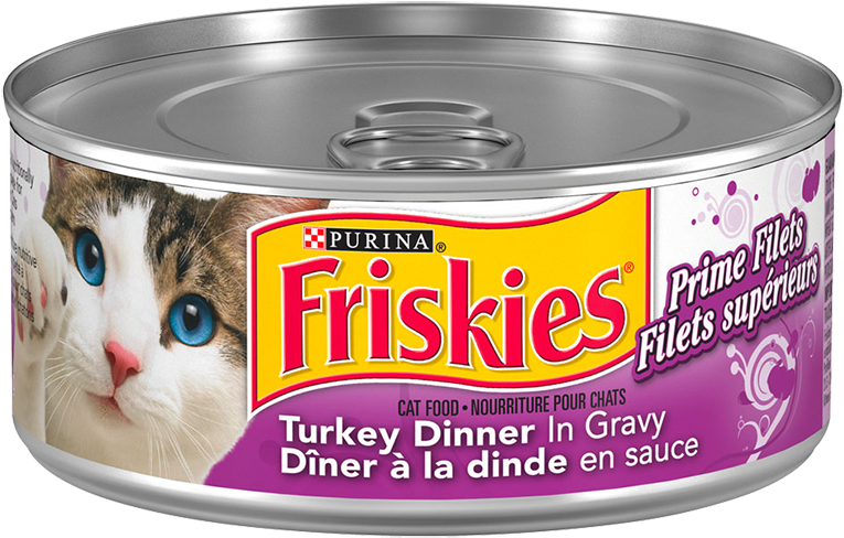 Friskies® Prime Filets Turkey Dinner In Gravy Cat Food - Friskies Turkey And Cheese (780x504), Png Download