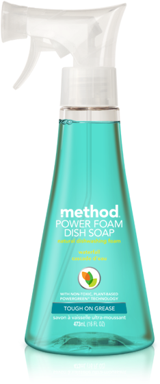 Method French Lavender Power Foam Dish Soap 16 Oz (322x558), Png Download