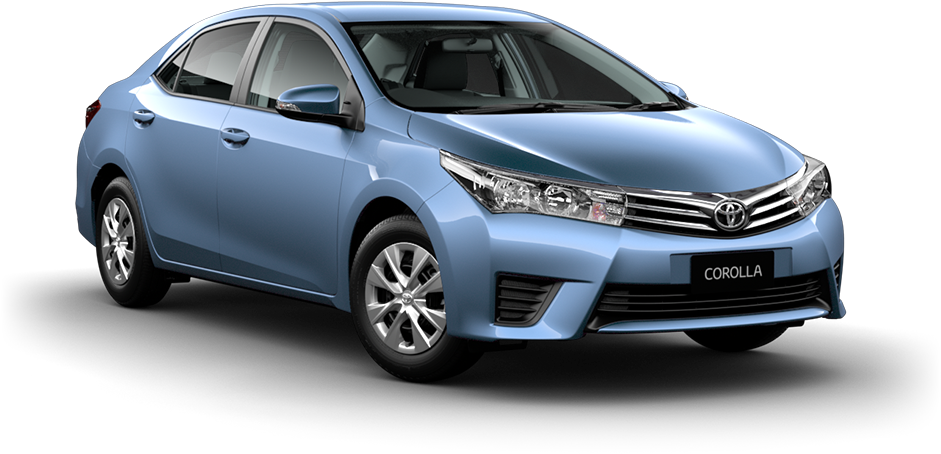 Toyota Corolla - Toyota Corolla Silver Blue (940x529), Png Download