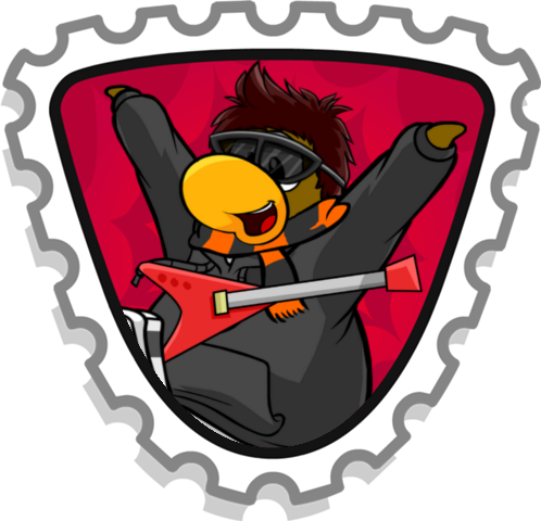 The Puffle Planet Stamp - Club Penguin Rookie Stamp (498x480), Png Download