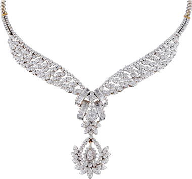 Diamond Necklace Png Home > Collection > Diamond > - Collar De Diamantes Png (400x400), Png Download
