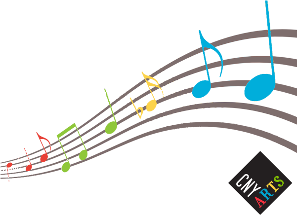 Symphoria Casual Series - Music Notes On Bar (600x450), Png Download