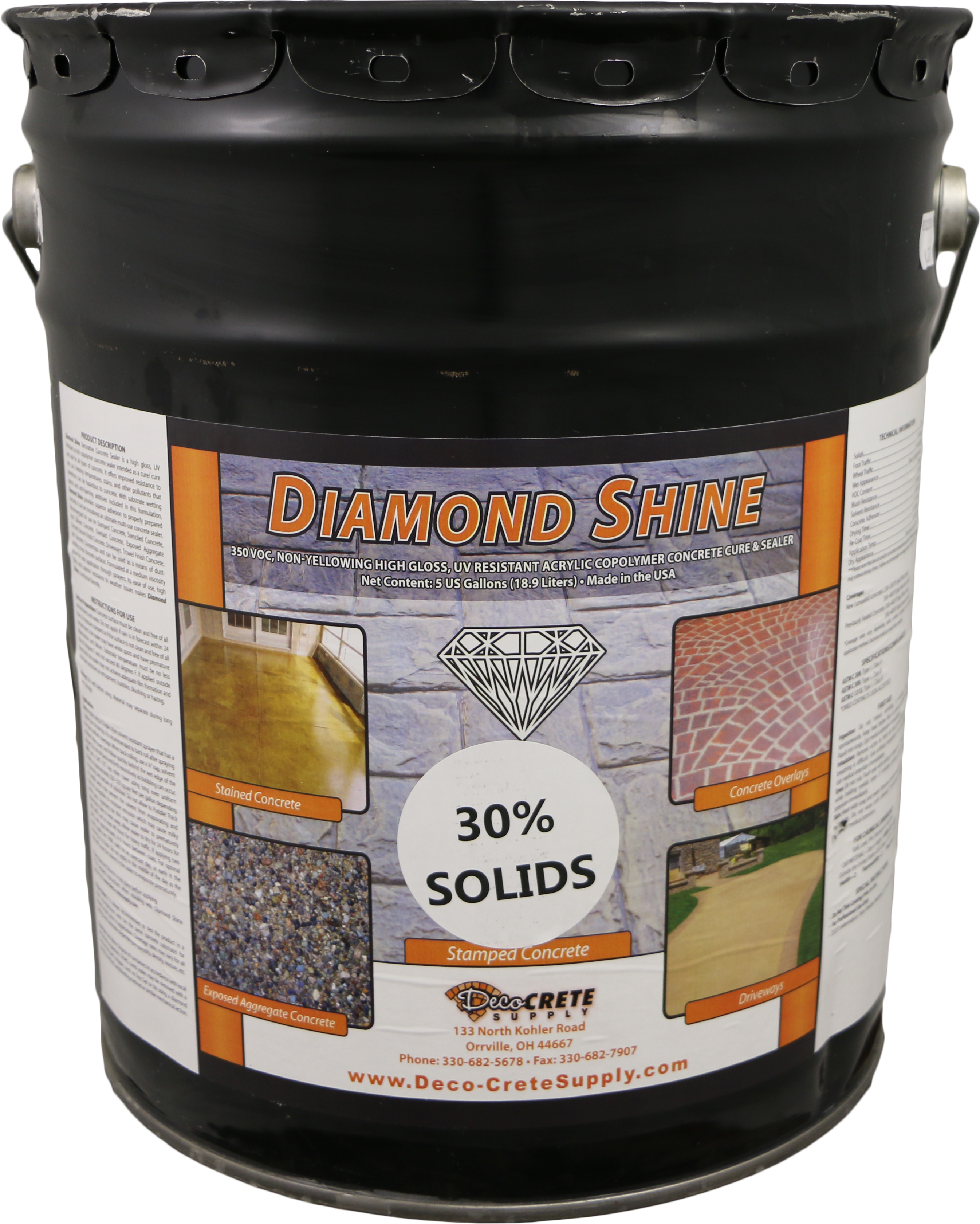 Deco-crete Supply Diamond Shine (2691x3360), Png Download