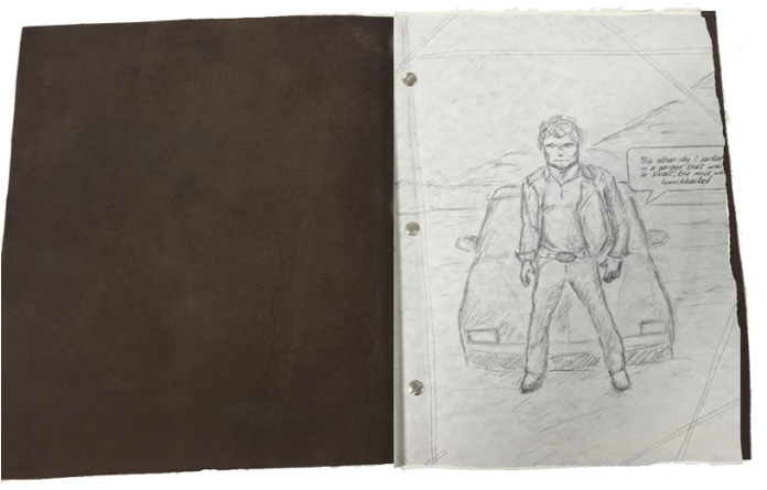 You're Getting A Killer Notebook - Sketch (695x521), Png Download