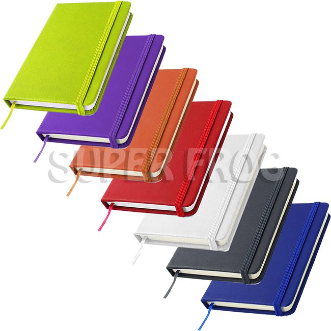 A5 Notebook With Rubber Band - Notebook (650x650), Png Download