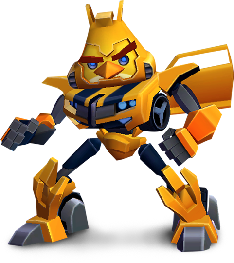 Angry Birds Transformers (480x546), Png Download